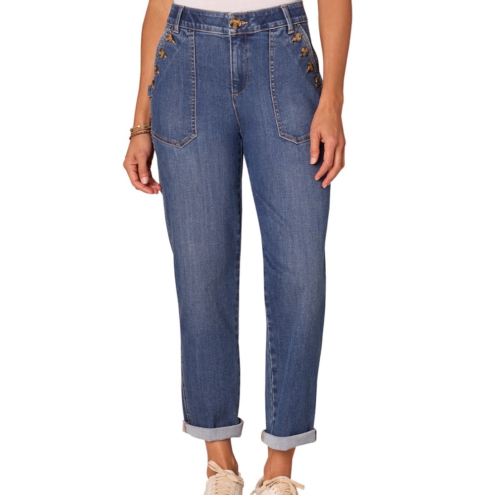 Democracy Blue Ankle Jeans